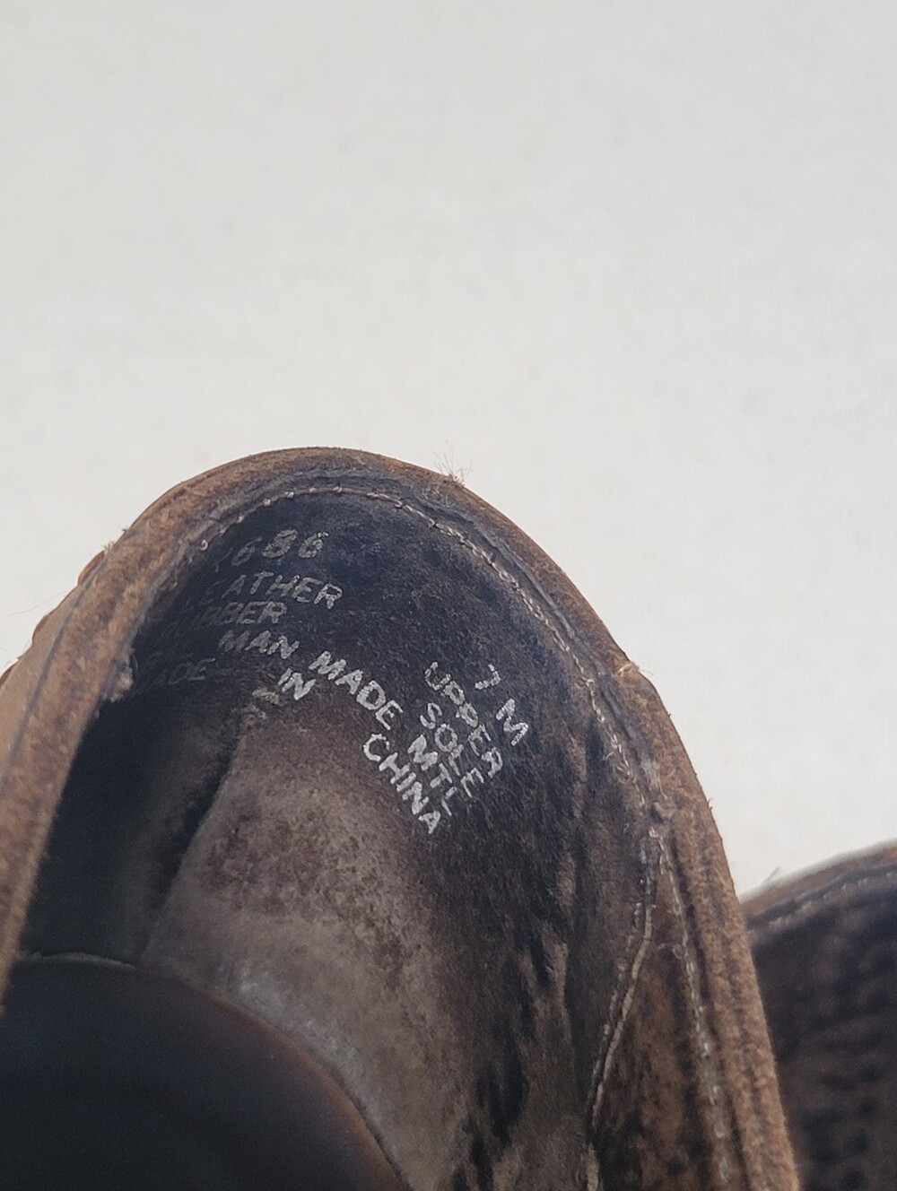 Vintage G.H. Bass Brown Nubuck T-strap Mary Jane Loafers Size 7 - Picture 7 of 7